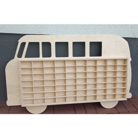 Półka  na resoraki ekspozytor organizer VW T1 do przechowywania autek